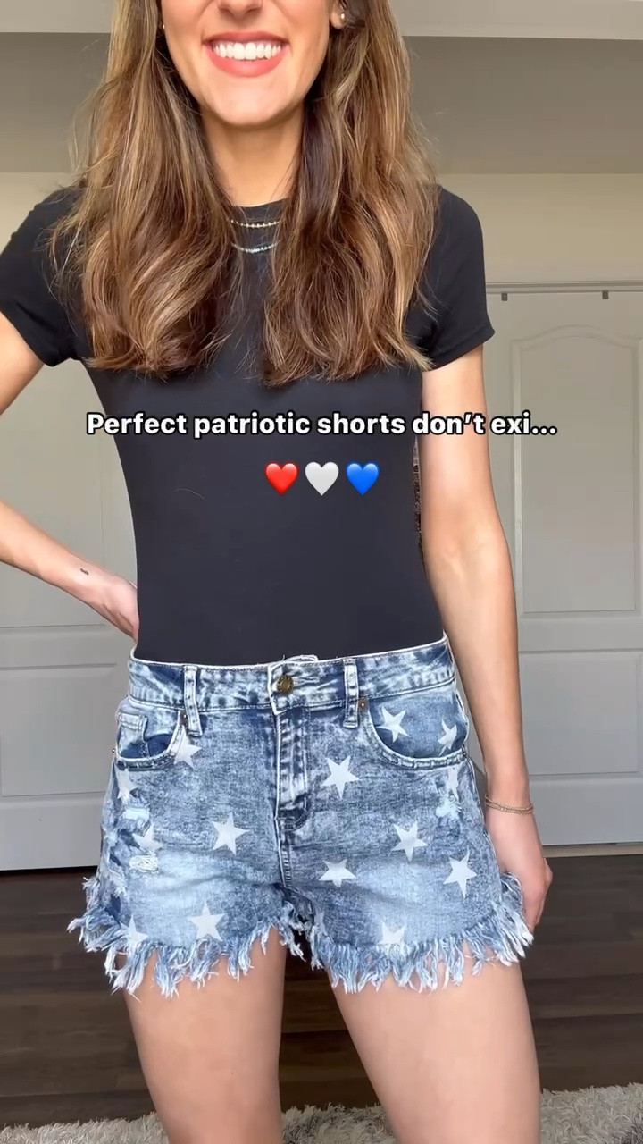 Perfect patriotic shorts don’t exi… ❤️🤍💙 amazing for Fourth of July!

#LTKSeasonal #LTKvlog