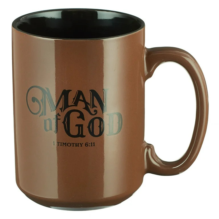 Christian Art Gifts Large Ceramic Coffee & Tea Mug for Men, Dads & Pastors: Man of God Inspiratio... | Walmart (US)
