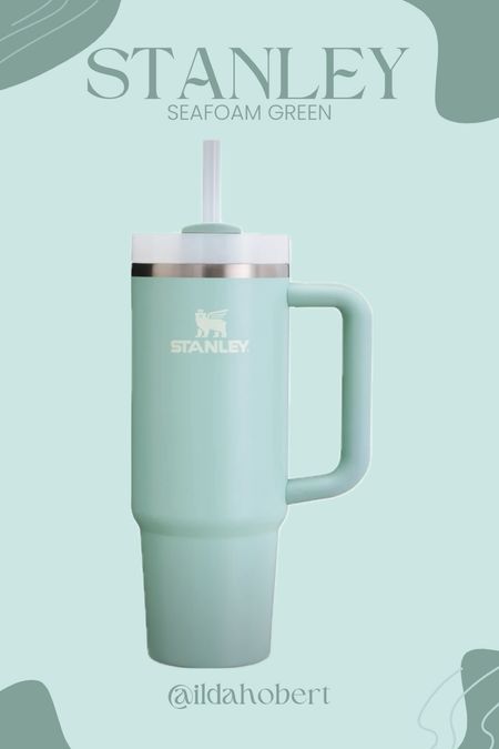 Stanley — the all-new seafoam green quencher!

Cup, tumbler, quencher, vacation, workout

#LTKFindsUnder50 #LTKFitness #LTKTravel