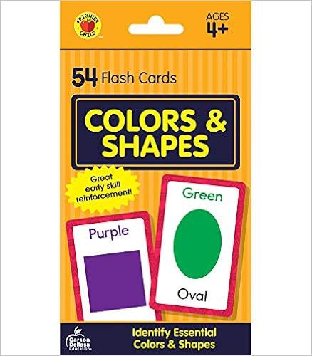 Carson Dellosa | Colors and Shapes Flash Cards | Preschool, 54ct | Amazon (US)