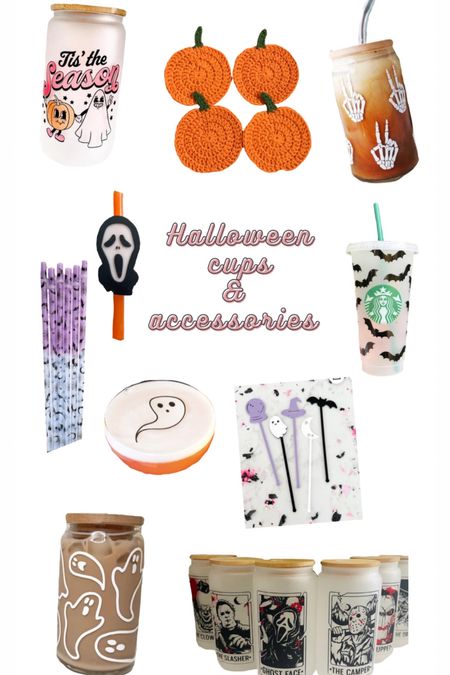 #halloween cups and #accessories #starbucks 

#LTKhome #LTKtravel #LTKSeasonal