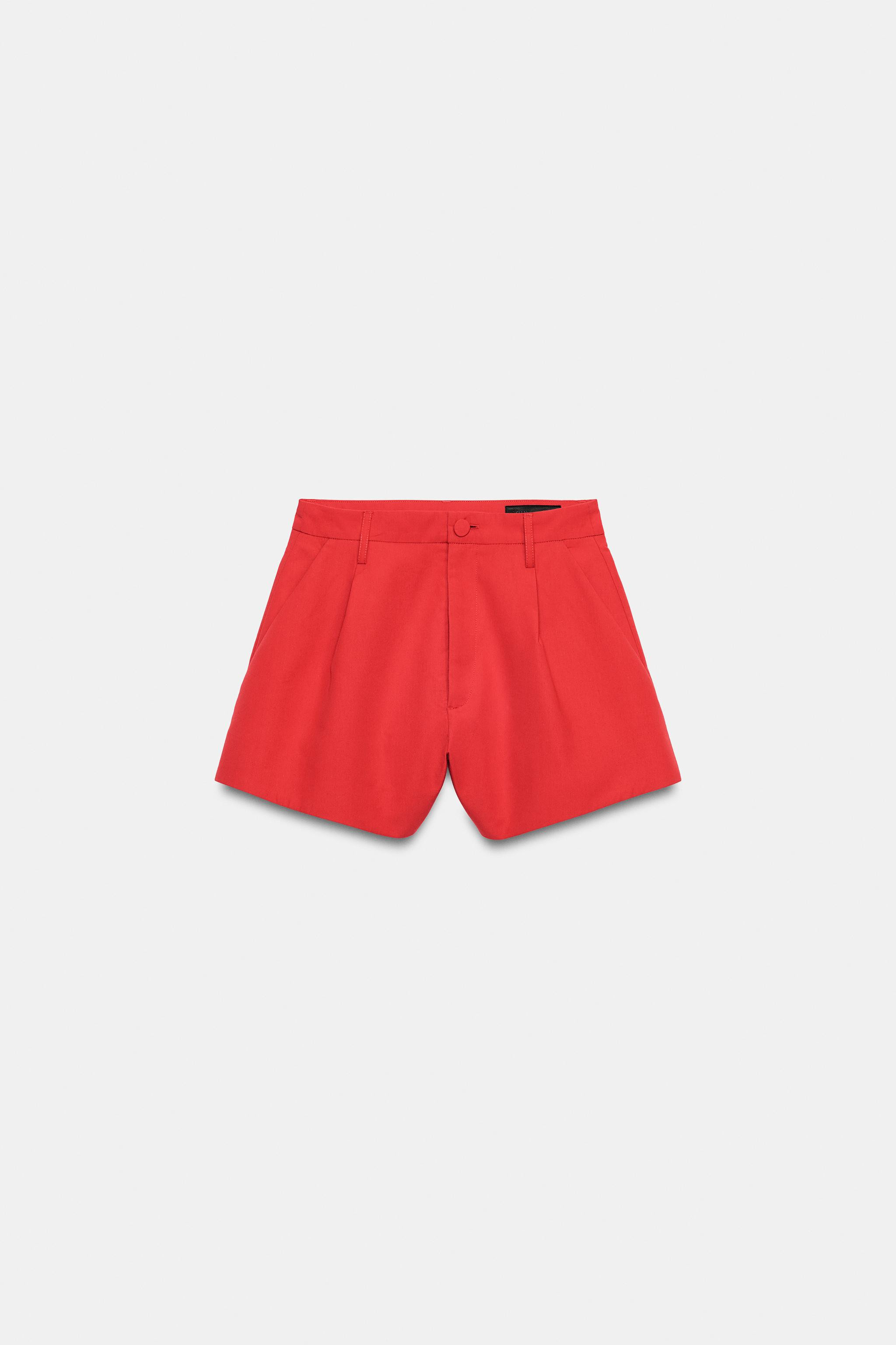 PLEATED SHORTS ZW COLLECTION | Zara US