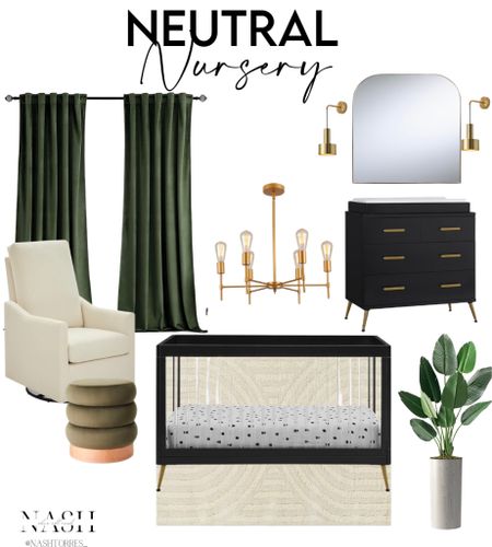 Neutral nursery inspired by my own son’s nursery. Using neutral tones and, green, cream and black nursery set from Delta Children found on Amazon. Some items currently on sale. Sconces are battery operated so no need for wiring! 

#LTKbump #LTKfamily #LTKbaby