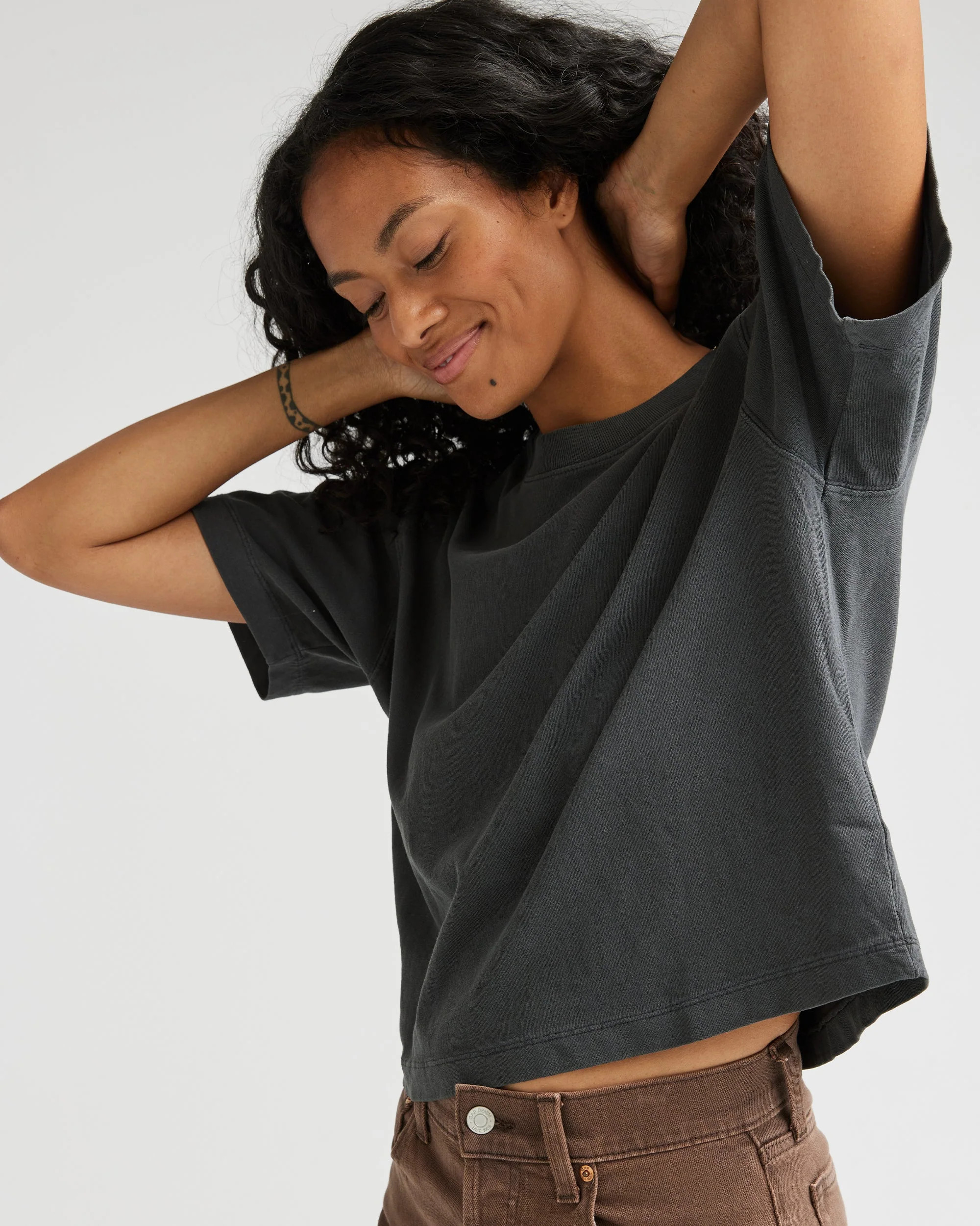 Women's Relaxed Crop Tee | Richer Poorer