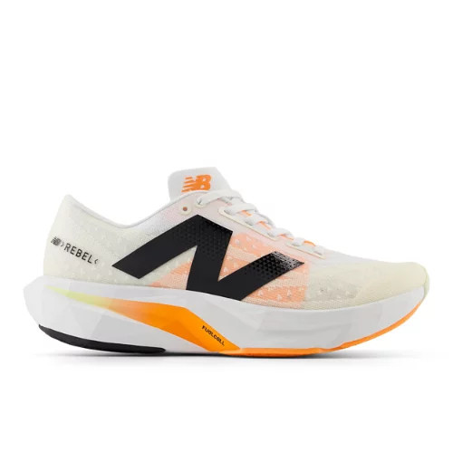 New Balance Women's FuelCell Rebel v4 White/Beige/Orange - White/Beige/Orange | Joe's New Balance Outlet