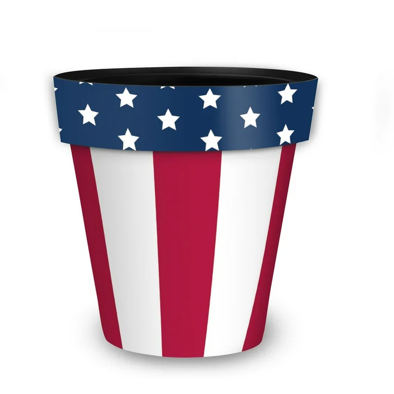 Briarwood Lane American Flag Medium Planter | Walmart (US)