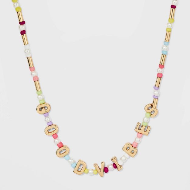SUGARFIX by BaubleBar 'Good Vibes' Beaded Necklace | Target