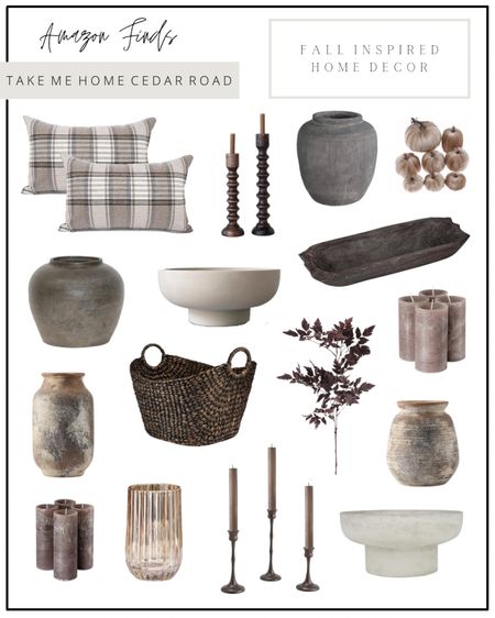 AMAZON FALL DECOR FINDS

Love these moody hues for fall! Vase, candle holder, bowl, decorative bowl, throw pillow covers, candles, vintage vase, vessel, home decor, table decor, shelf decor, Amazon, Amazon home, Amazon finds, living room, dining room, entryway, kitchen, fall stems, faux stems 

#LTKSeasonal #LTKhome #LTKunder100