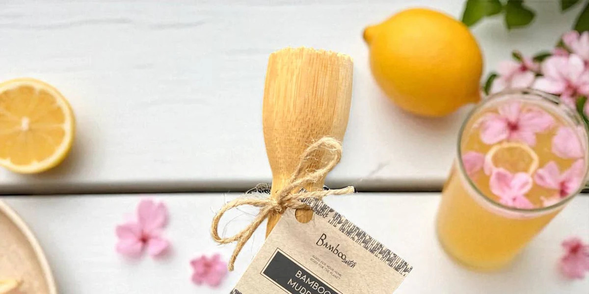 Bamboo Cocktail Muddler | Linen & Clove