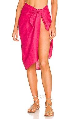 AEXAE Linen Sarong in Pink from Revolve.com | Revolve Clothing (Global)