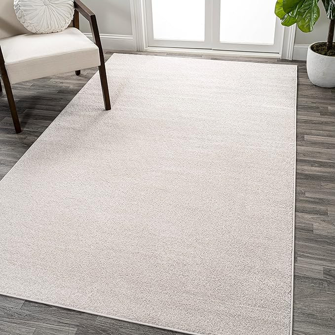 JONATHAN Y SEU100D-15 Haze Solid Low-Pile Indoor Area Rug, Coastal, Bohemian, Minimalist, Classic... | Amazon (US)