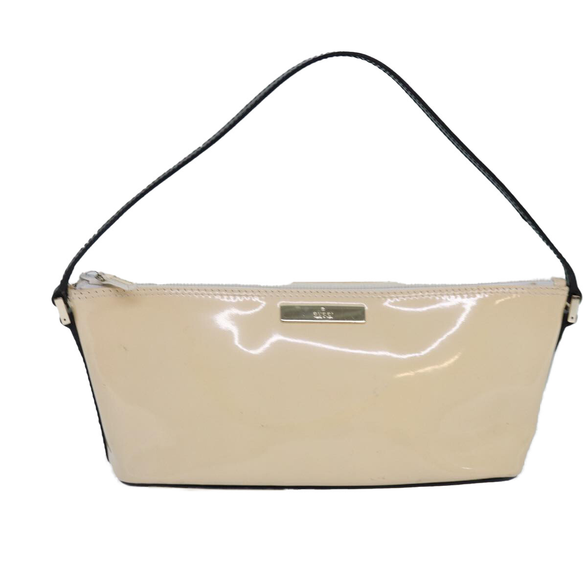 GUCCI Accessory Pouch Patent leather Vanilla Gold 039 1103 2123 Auth ep5087  | eBay | eBay US