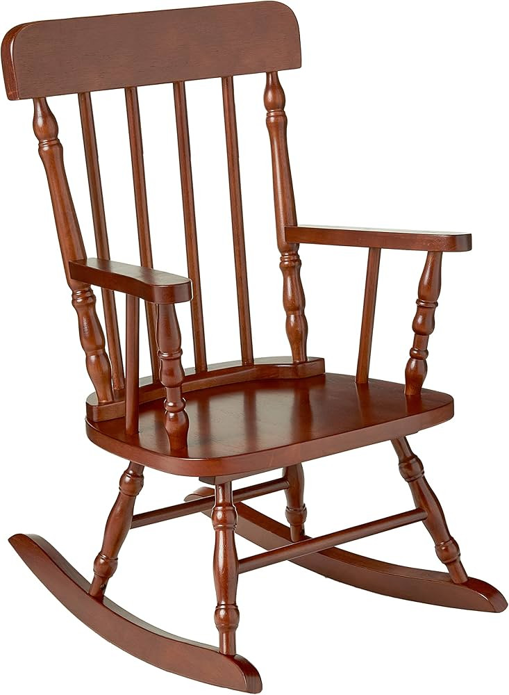 Gift Mark Children's Spindle Rocking Chair, Cherry | Amazon (US)