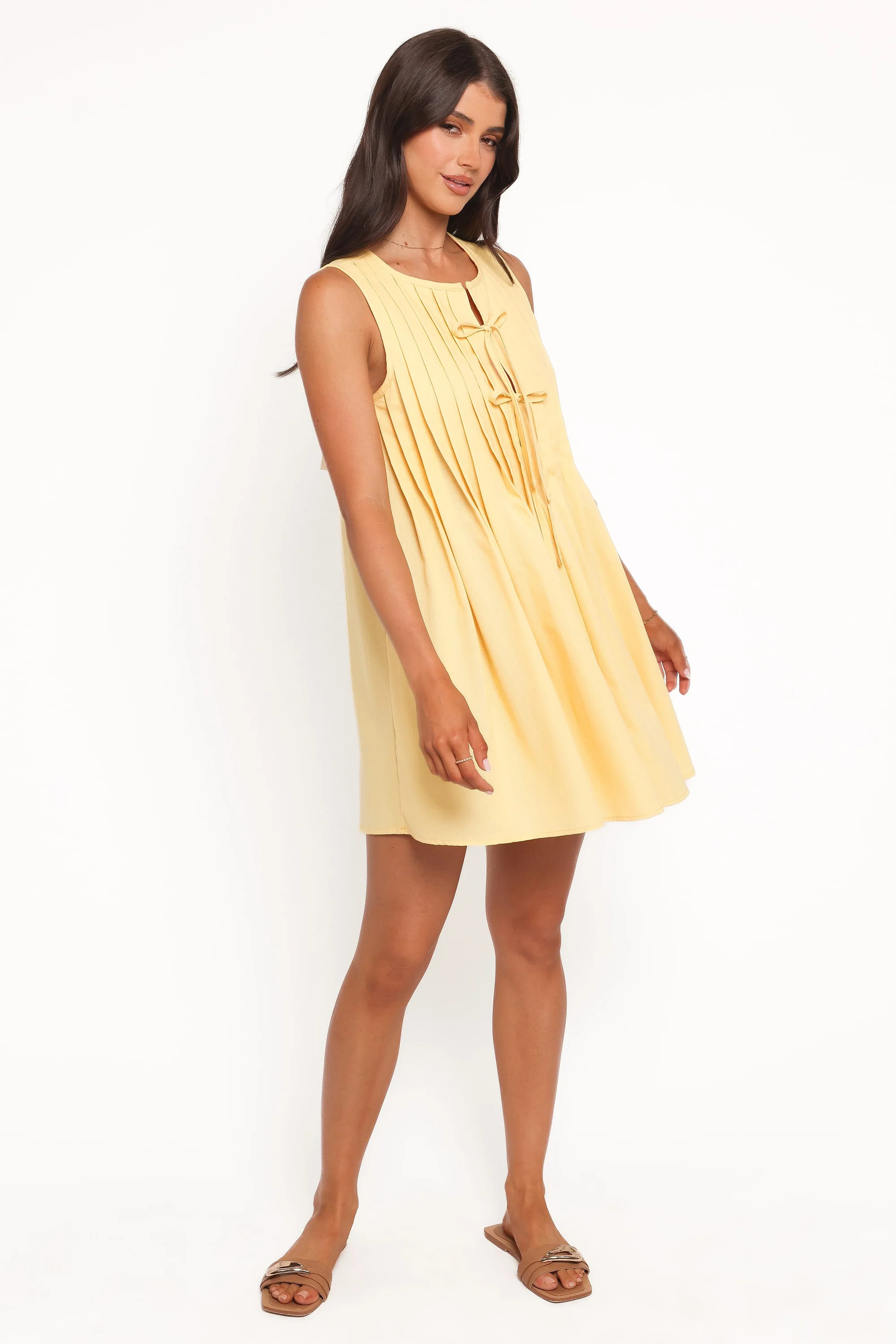 Madeline Mini Dress - Butter Yellow | Petal & Pup (US)