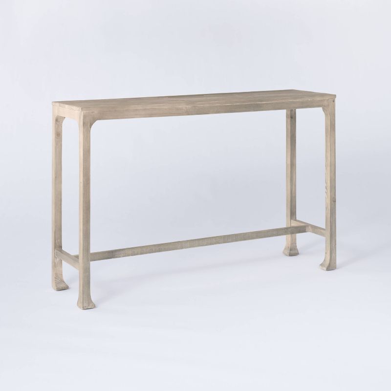 Belmont Shore Curved Foot Console Table Knock Down Natural - Threshold™ designed with Studio Mc... | Target