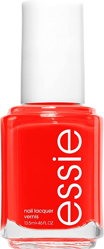 essie Salon-Quality Nail Polish, 8-Free Vegan, Orange Red, Clambake, 0.46 fl oz | Amazon (US)