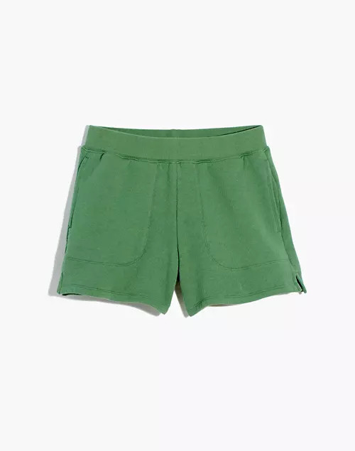 MWL Airyterry Stitched-Pocket Sweatshorts | Madewell