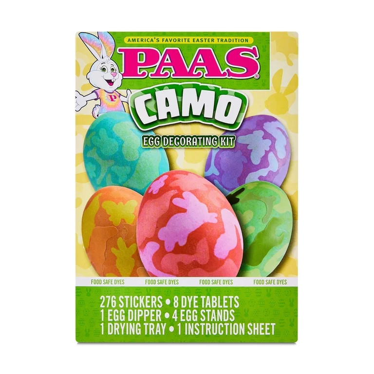 PAAS® Camo Easter Egg Decorating and Dye Kit, 1 Each | Walmart (US)