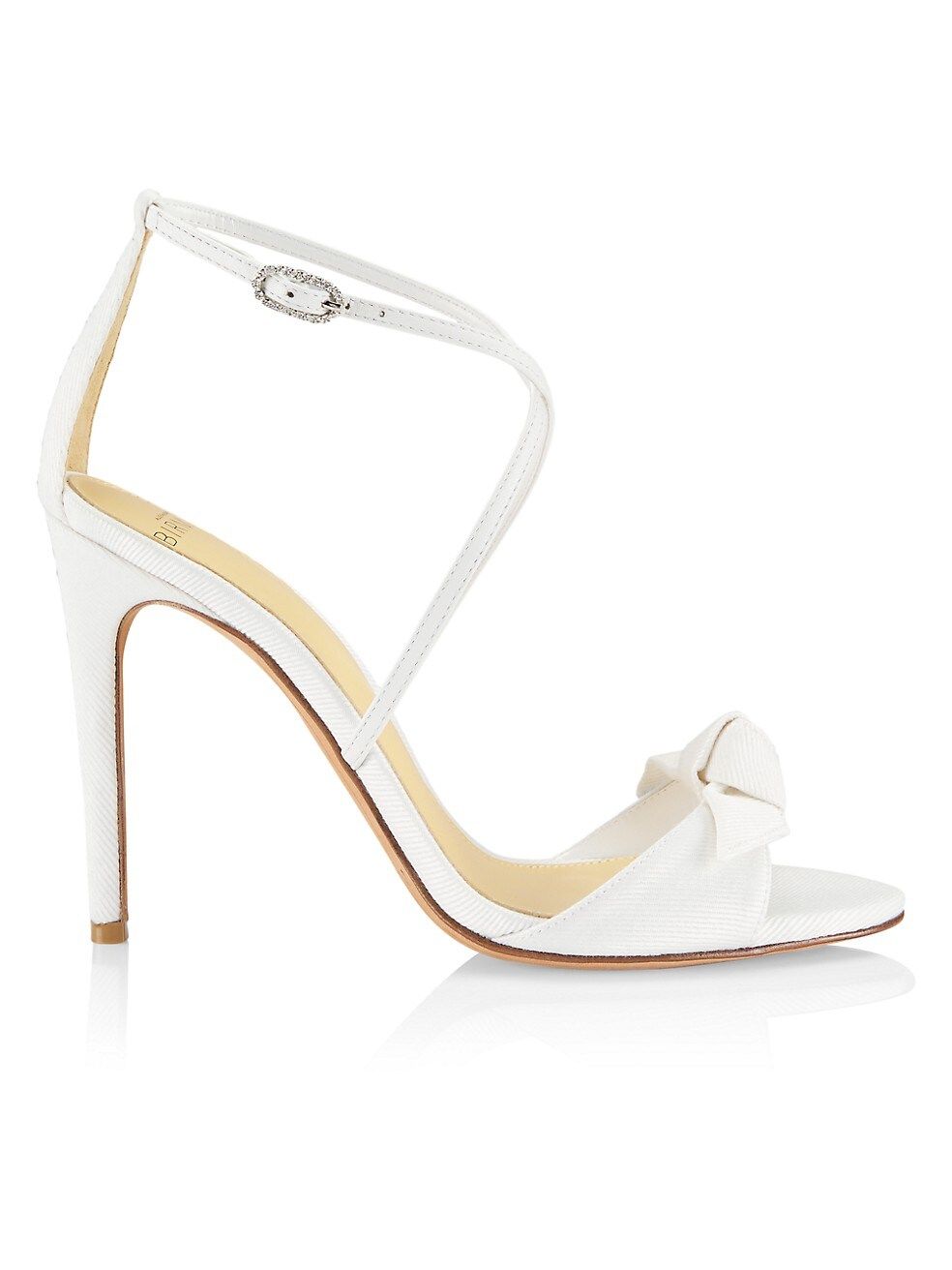 Alexandre Birman Clarita 100 Satin Bridal Sandals | Saks Fifth Avenue