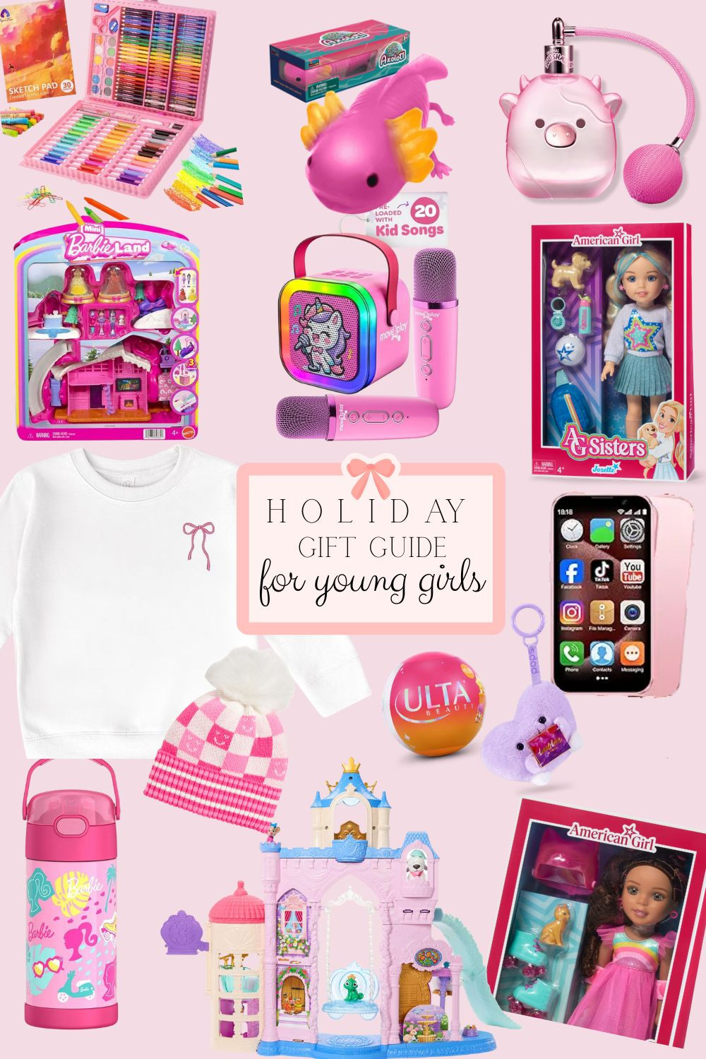 Holiday gift guide for girls—ages 5-10 |dolls + Barbie’s + all the pink + american doll 

#LTKGiftGuide #LTKKids #LTKSaleAlert