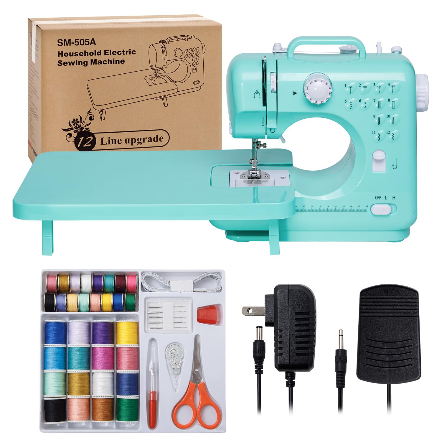 Portable Sewing, Machine for Beginners with Sewing Table Mini Small Sewing Machine for Adult and ... | Amazon (US)