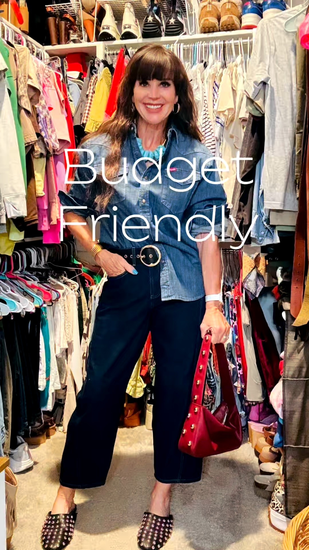Who says it takes tons of money to look fab?  It just takes creativity and imagination!  My shoes, belt, bag and earrings are all Target, barrel jeans, denim shirt (from the men’s dept) are Walmart.  My statement necklace was a 75% off sale item!  You don’t have to spend the big bucks to look like a million! 

#LTKFindsUnder100 #LTKOver40 #LTKStyleTip