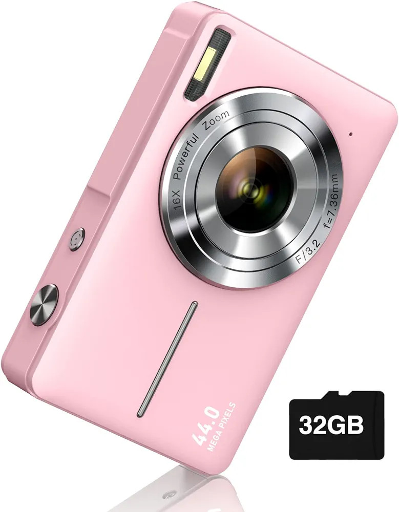 Digital Camera, FHD 1080P Camera, Digital Point and Shoot Camera with 16X Zoom Anti Shake, Compac... | Amazon (US)