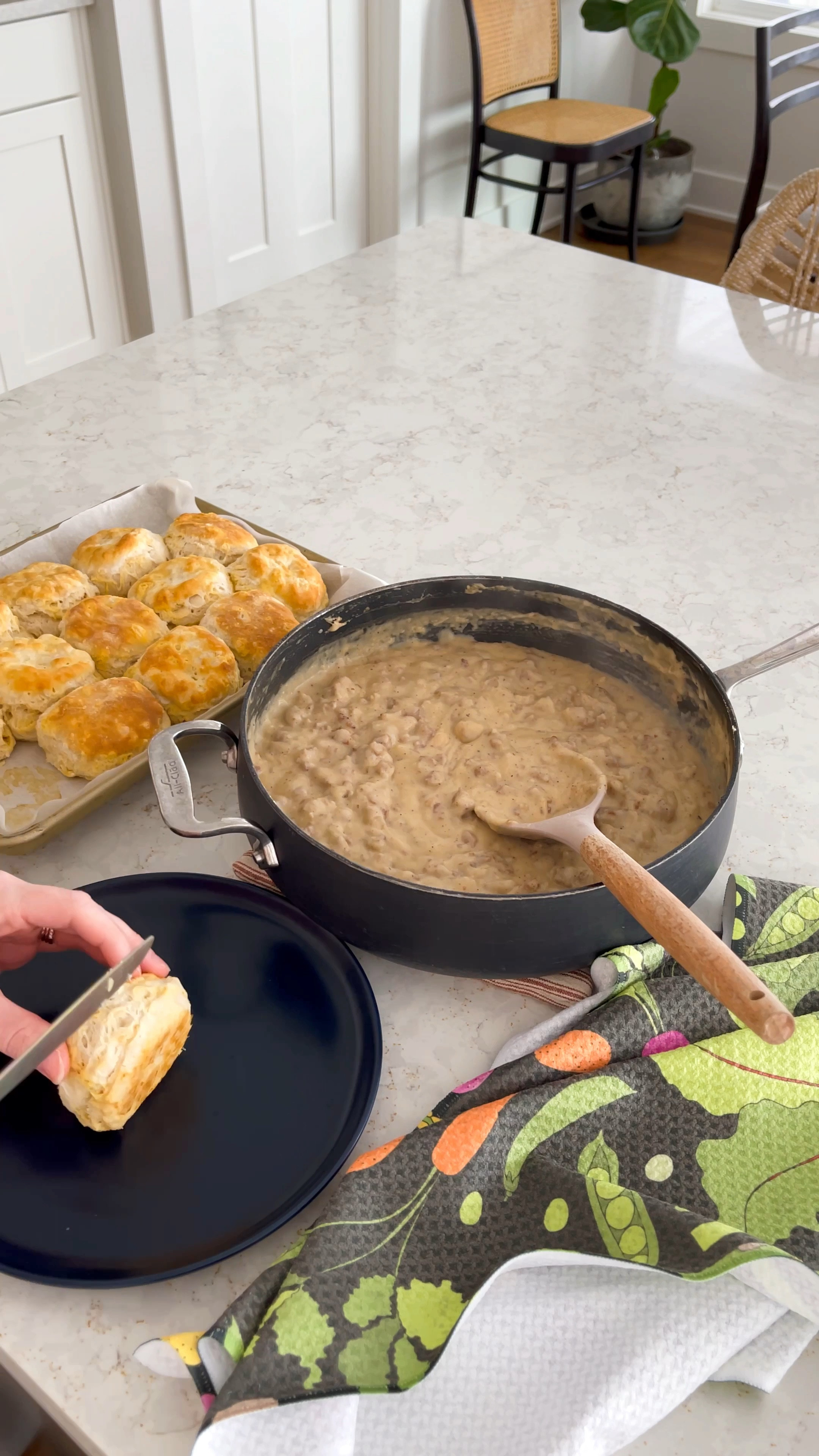 Snow day calls for biscuits and gravy with my favorite geometry house kitchen towels! Now available on Amazon. ❤️

#LTKhome #LTKSeasonal #LTKsalealert