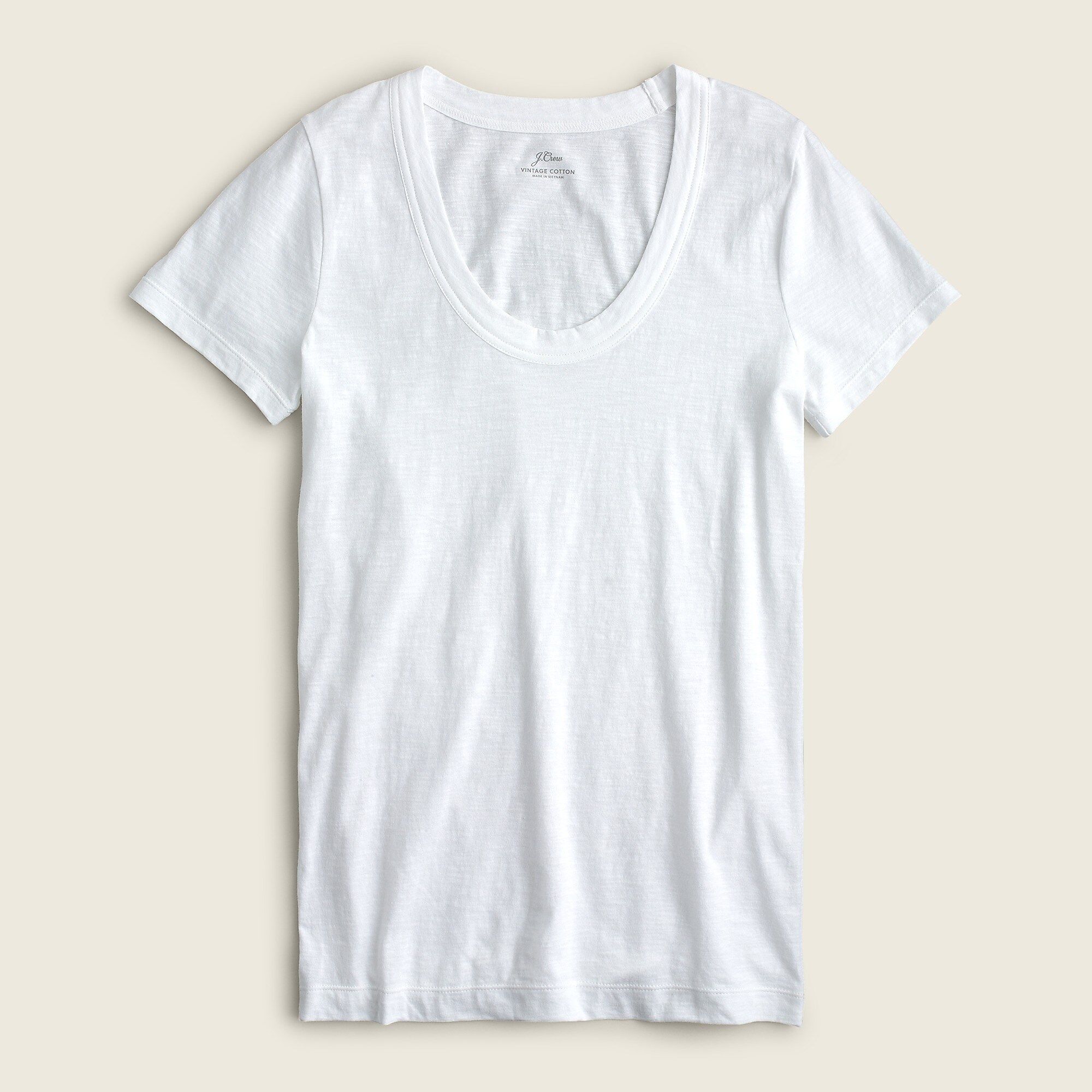 Short-sleeve vintage cotton scoopneck T-shirt | J.Crew US