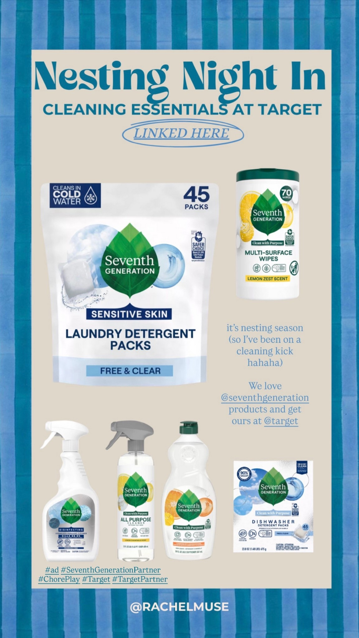 #SeventhGenerationPartner #TargetPartner a nesting night in!!! Here are some of our cleaning essentials

@target @seventhgeneration #ad #ChorePlay #Target

#LTKBaby #LTKHome #LTKFamily