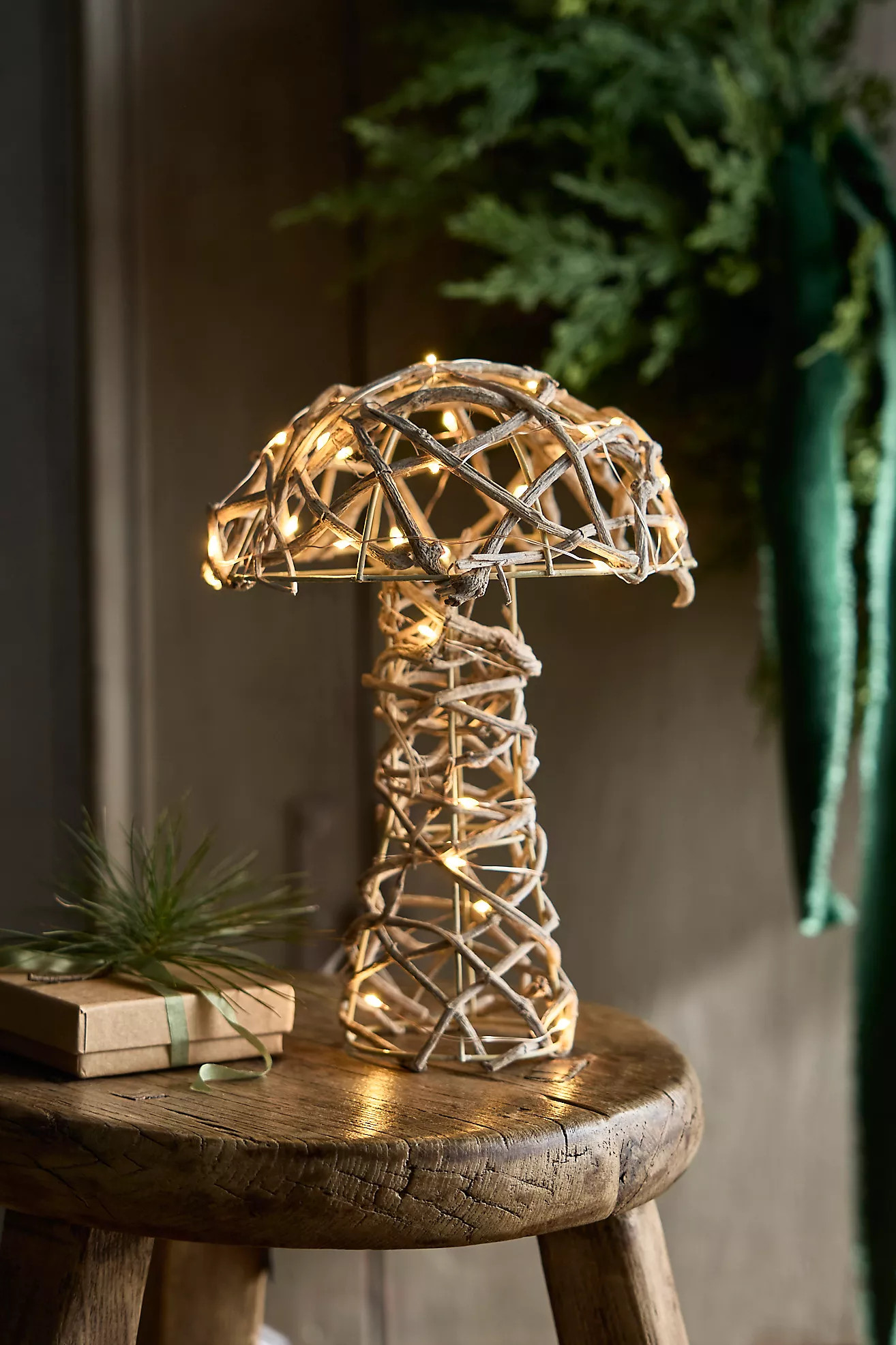 Stargazer Illuminated LED Vine Mushroom | Anthropologie (US)