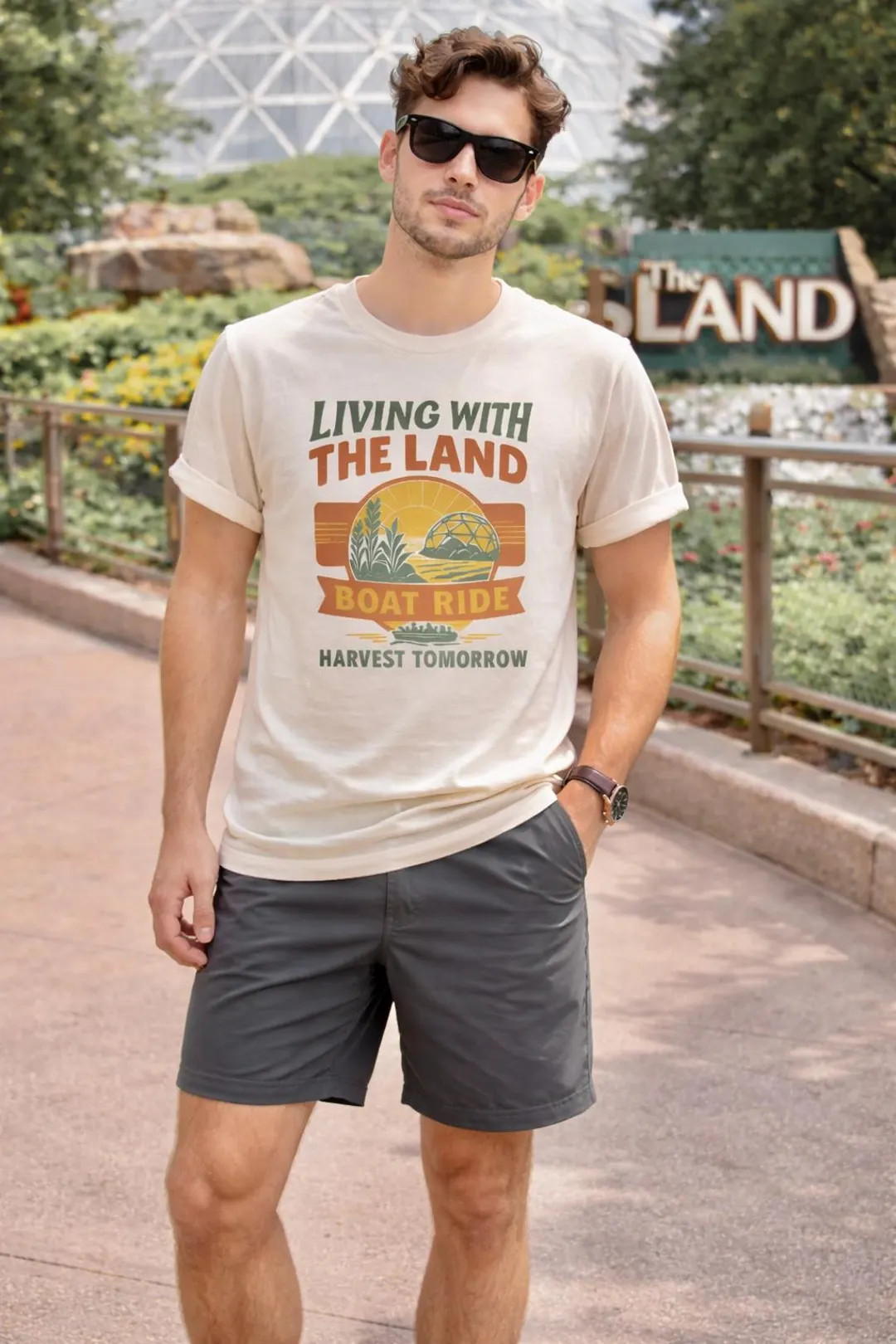 Living with the Land Epcot Graphic Tee, Harvest Tomorrow Boat Ride Shirt, Vintage Epcot Inspired ... | Etsy (US)