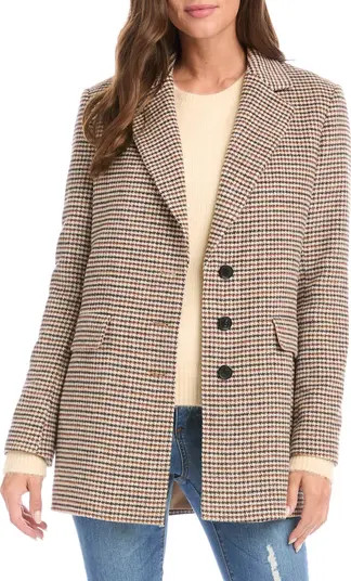 Karen Kane Houndstooth Blazer | Nordstrom | Nordstrom