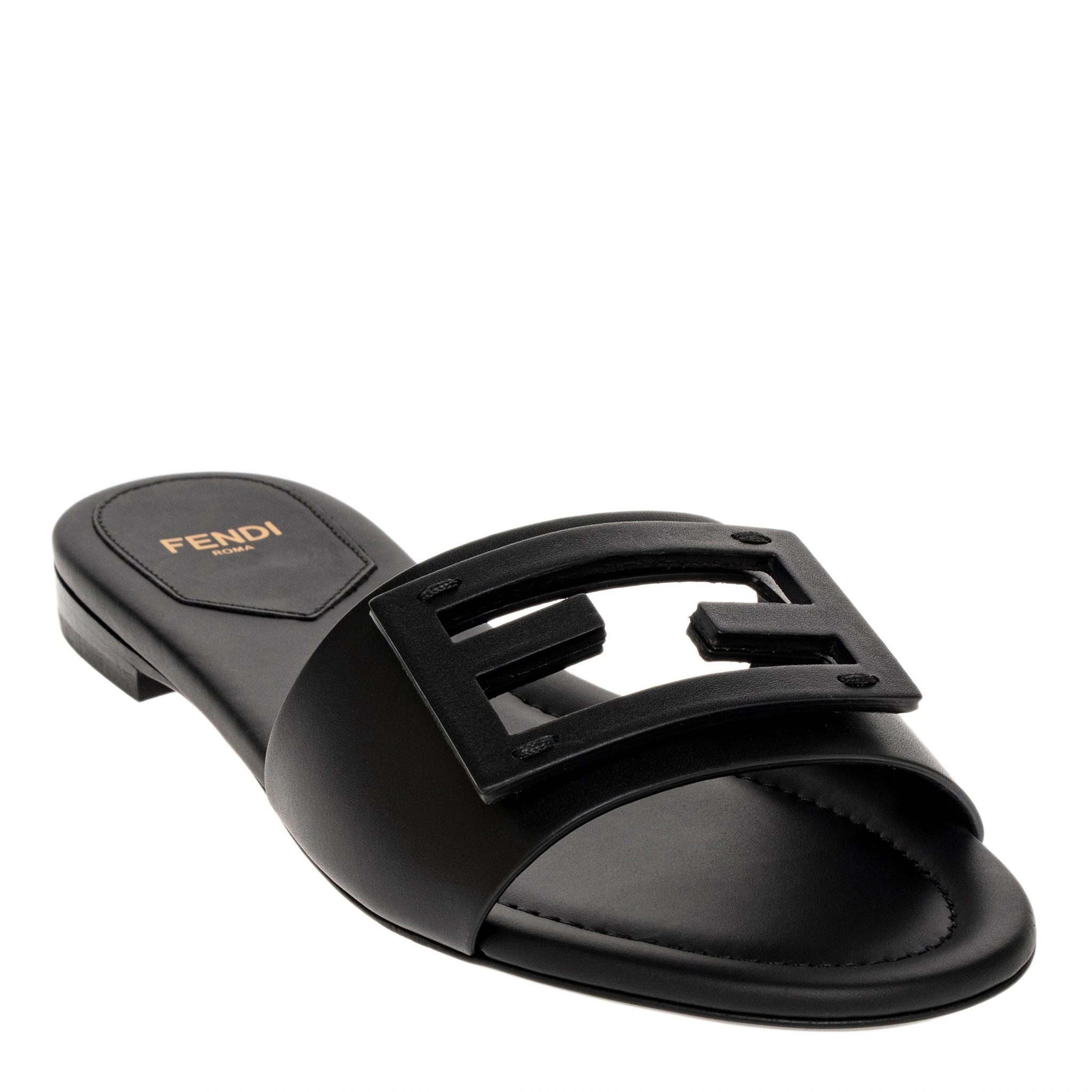 Fendi Baguette Slides | Overstock