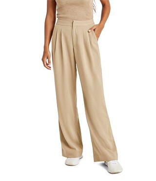 Splendid x Cella Jane Blog Pleat Front Twill Wide Leg Trousers | Dillard's | Dillard's
