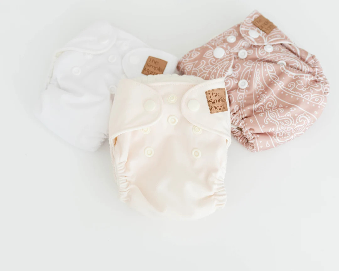 Newborn Bundle Set of 3 Newborn All in One Newborn Cloth Diaper Snap in AIO - Etsy | Etsy (US)