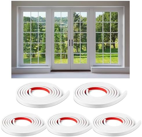 5 Rolls Total 32.8ft Window Grille Inserts Grid Kit Self Adhesive Peel and Stick Trim Simulated D... | Amazon (US)