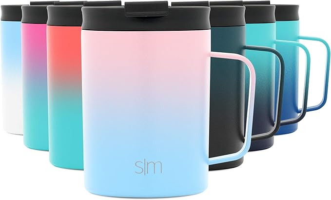 Simple Modern 12oz Scout Coffee Mug Tumbler - Travel Cup for Men & Women Vacuum Insulated Camping... | Amazon (US)