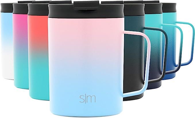Simple Modern 12oz Scout Coffee Mug Tumbler - Travel Cup for Men & Women Vacuum Insulated Camping... | Amazon (US)