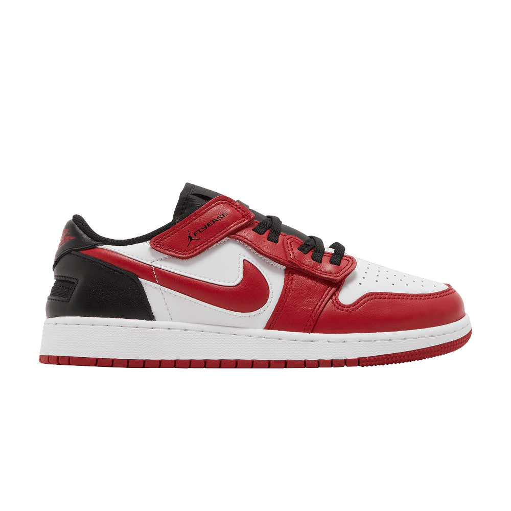 Air Jordan 1 Low FlyEase GS 'White Gym Red' Sneakers | GOAT