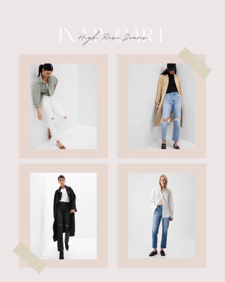 Jean edit // Gap High Rise Cheeky Straight Jeans 👖🩵 

#LTKsalealert #LTKstyletip #LTKfindsunder100