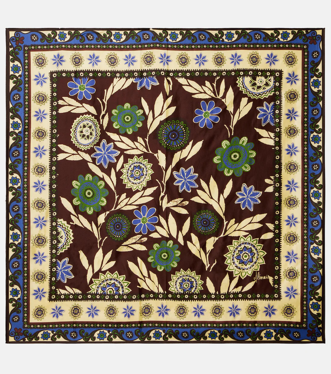 Floral silk satin scarf | Mytheresa (US/CA)