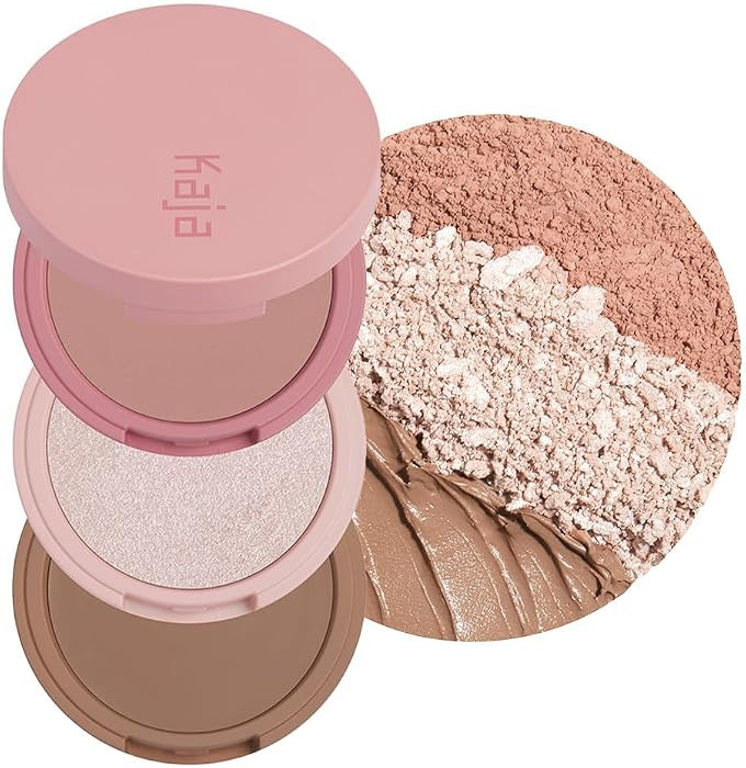 Kaja 3-in-1 Blendable Sculpting Trio - Play Bento | with Mango Seed Butter, Cream Bronzer, Powder... | Amazon (US)