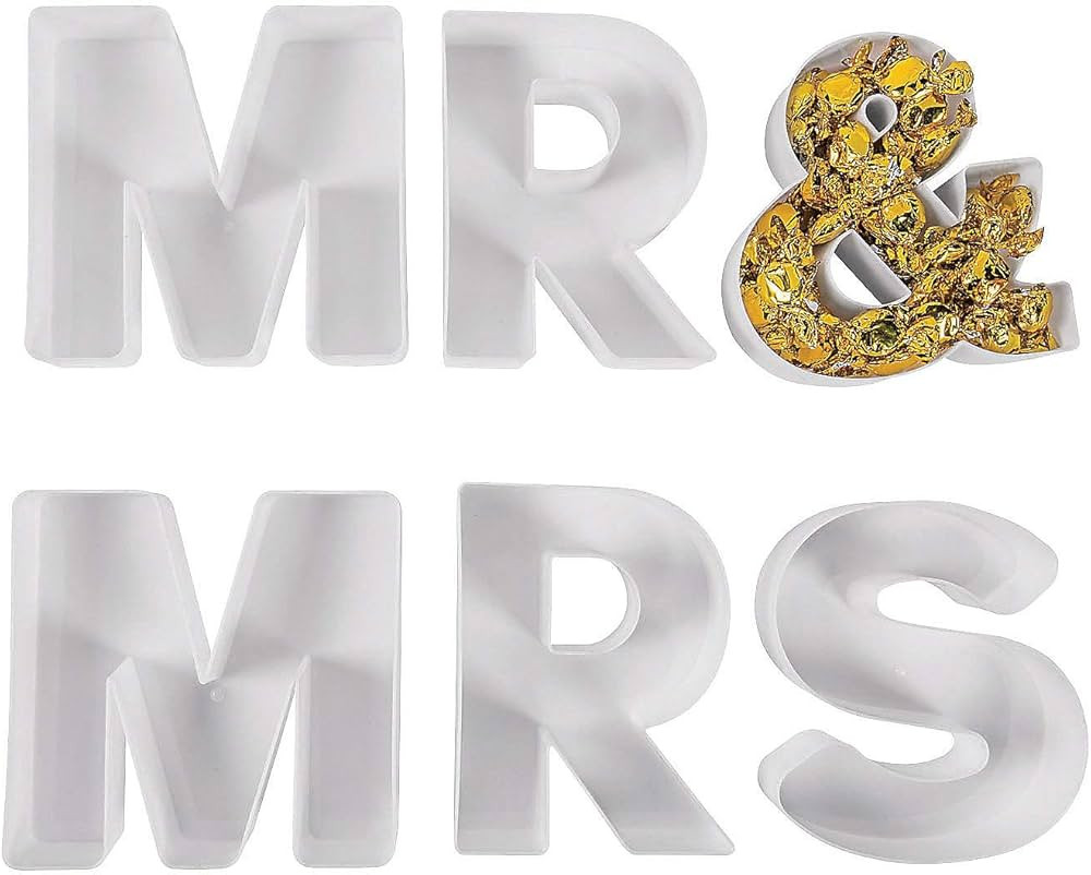 Fun Express - Mr & Mrs Plastic Candy Buffet Containers for Wedding - Party Supplies - Serveware &... | Amazon (US)