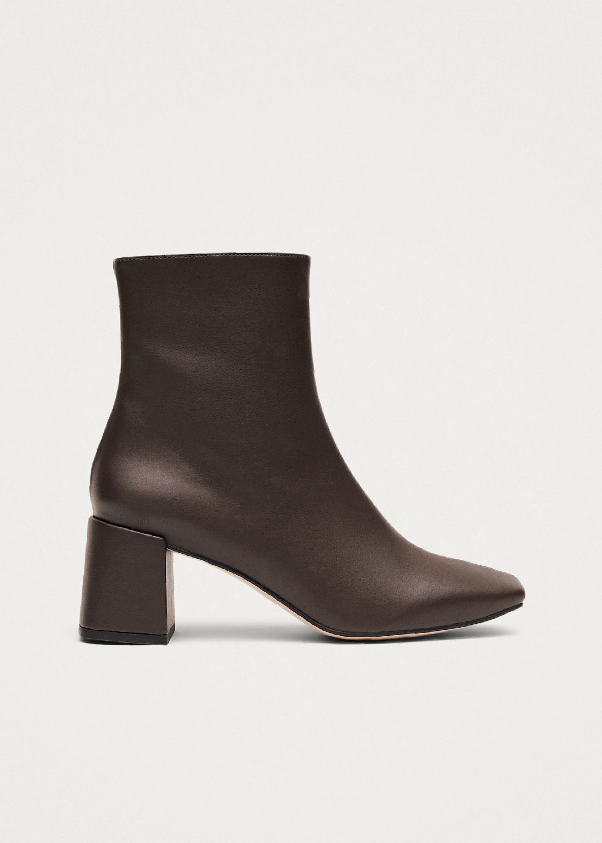 Watercolor Umber Brown Vegan Leather Ankle Boots | ALOHAS | Alohas UK