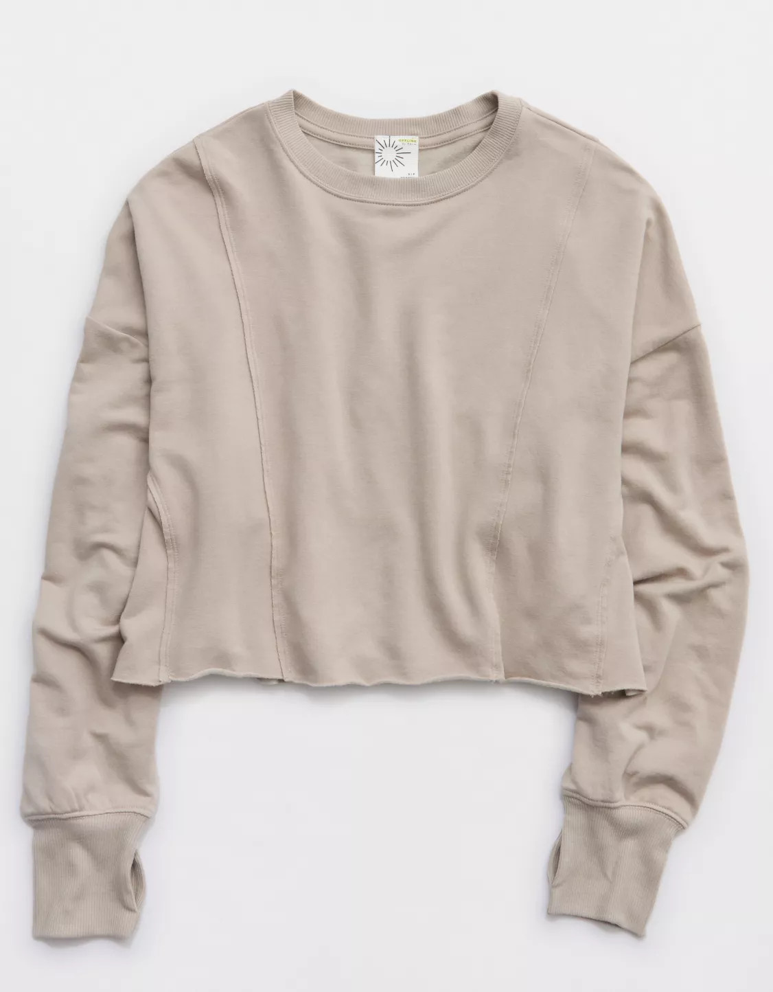 OFFLINE By Aerie OTT Seamed Crewneck Sweatshirt | American Eagle Outfitters (US & CA)