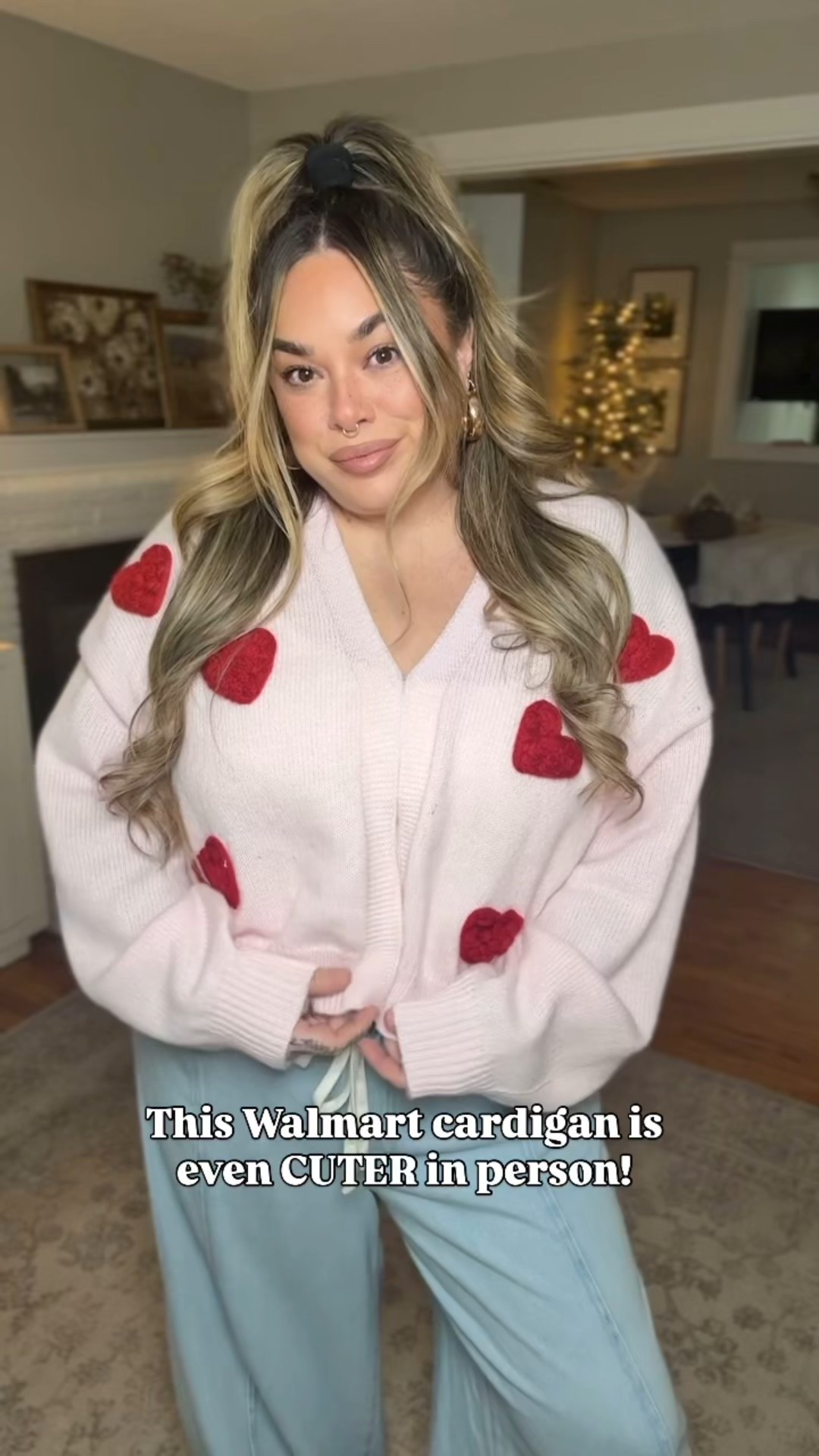 The cutest valentines cardigan from Walmart and it’s affordable! I’m wearing it in xxl! 

#LTKPlusSize #LTKootd #LTKMidsize