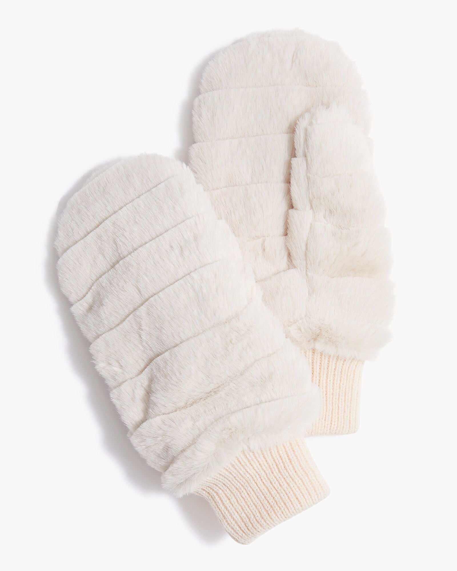 Faux-fur mittens | J.Crew Factory