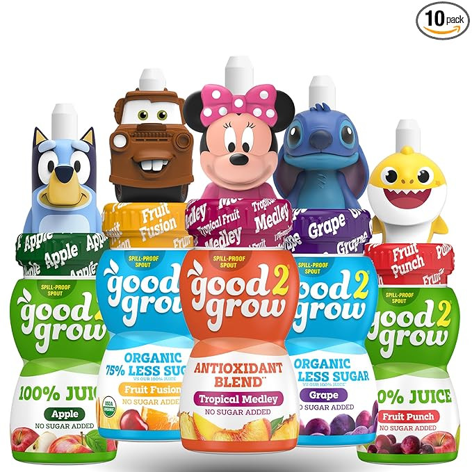 Good 2 Grow Apple Juice boxes With Character Tops (10 Pack) 5 Flavor | Fruit Fussion | Apple Juic... | Amazon (US)