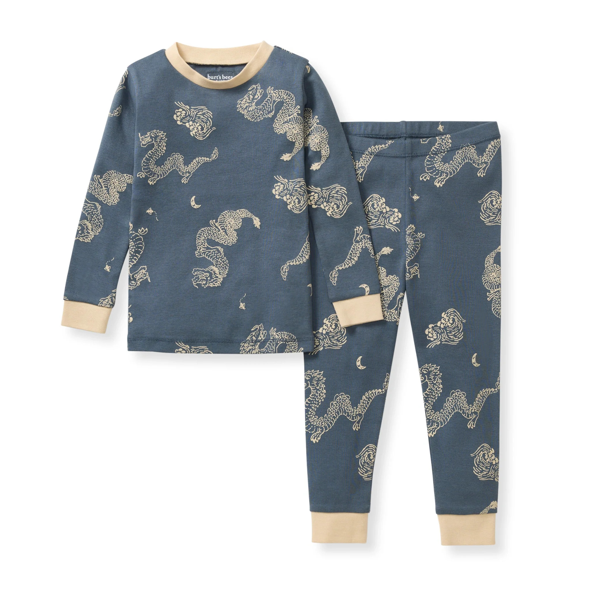 Sea Dragons Organic Cotton Two-Piece Pajamas | Burts Bees Baby